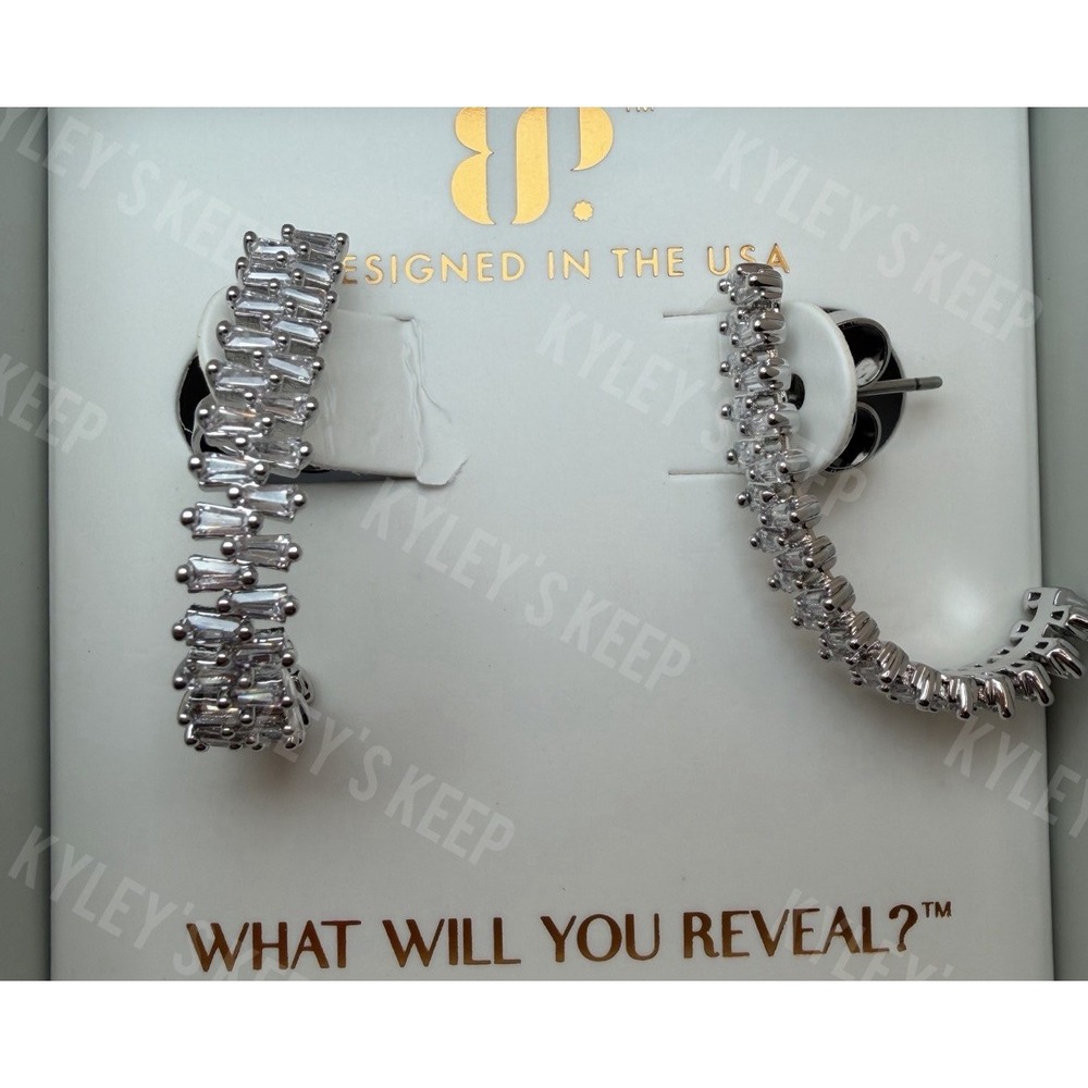 Bomb Party April Earrings - ER52082 This Is Your Sign - Rhodium Plated